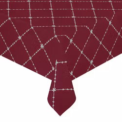 Julruta rödrutig metervara vaxduk Redlunds textil