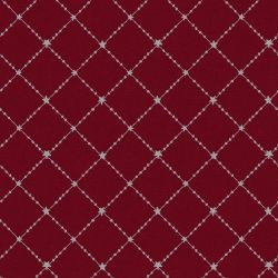 Julruta rödrutig metervara vaxduk Redlunds textil