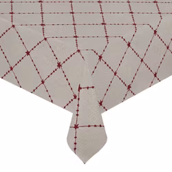 Julruta linnefärgad metervara vaxduk Redlunds textil