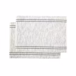 Rune vit gråmelerad tablett mått 35 x 45 cm Recycled by Wille