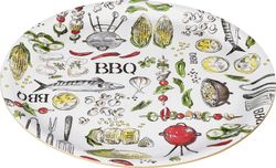 Cult design BBQ rund bricka