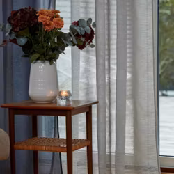 Noble House Doris ljusbeige gardinset multiband