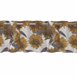 Sunflower linne guld gardinkappa öljetter Redlunds textil