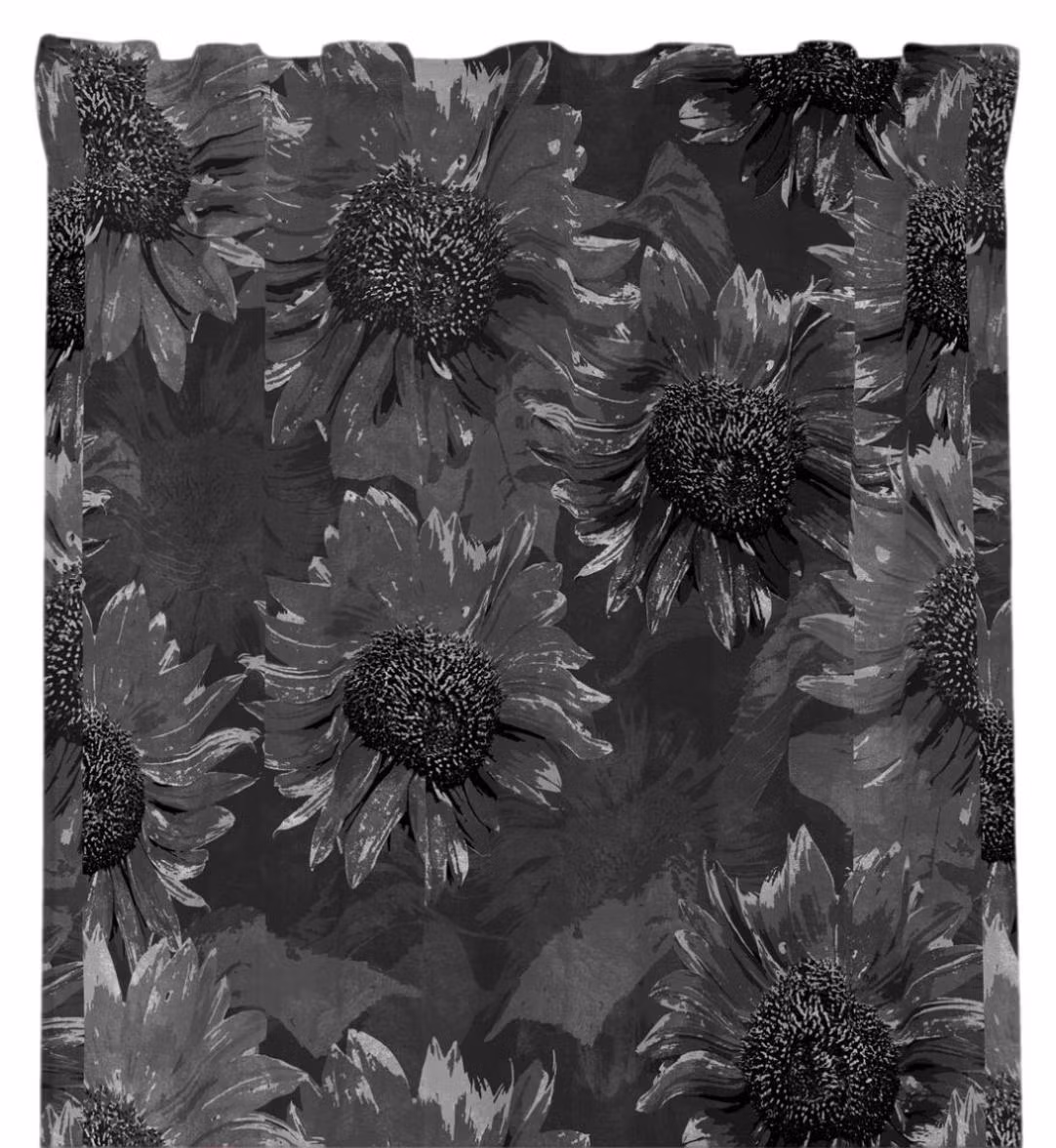 Sunflower grått gardinset multiband Redlunds textil