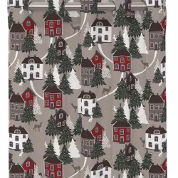 Vimmerby linnefärgat gardinset öljetter Redlunds textil