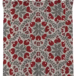 Juläpple linnefärgat gardinset multiband Redlunds textil