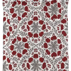 Juläpple vitt gardinset multiband Redlunds textil