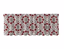 Juläpple vit gardinkappa multiband Redlunds textil