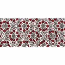 Juläpple vit gardinkappa multiband Redlunds textil