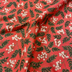 Vilma röd metervara Redlunds textil