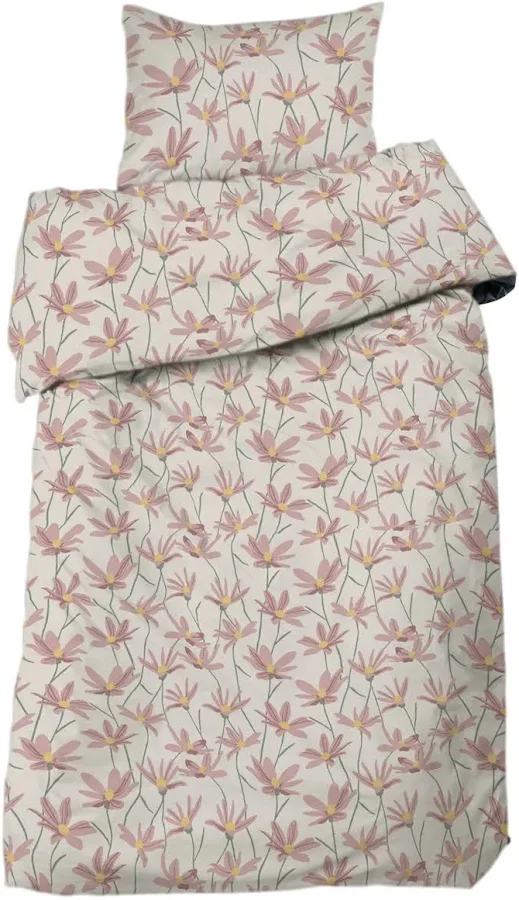 Ylva - Bäddset Beige/Rosa