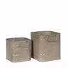 Kruka Kvadrat Greige Stl S