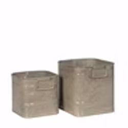 Kruka Kvadrat Greige Stl S