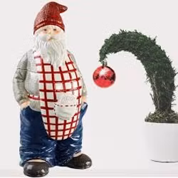 Hemmatomten gömma en porslinsburk från Cult design som är den perfekta burken för julgodis eller pepparkakor, mått höjd 32 cm, diameter 15 cm.