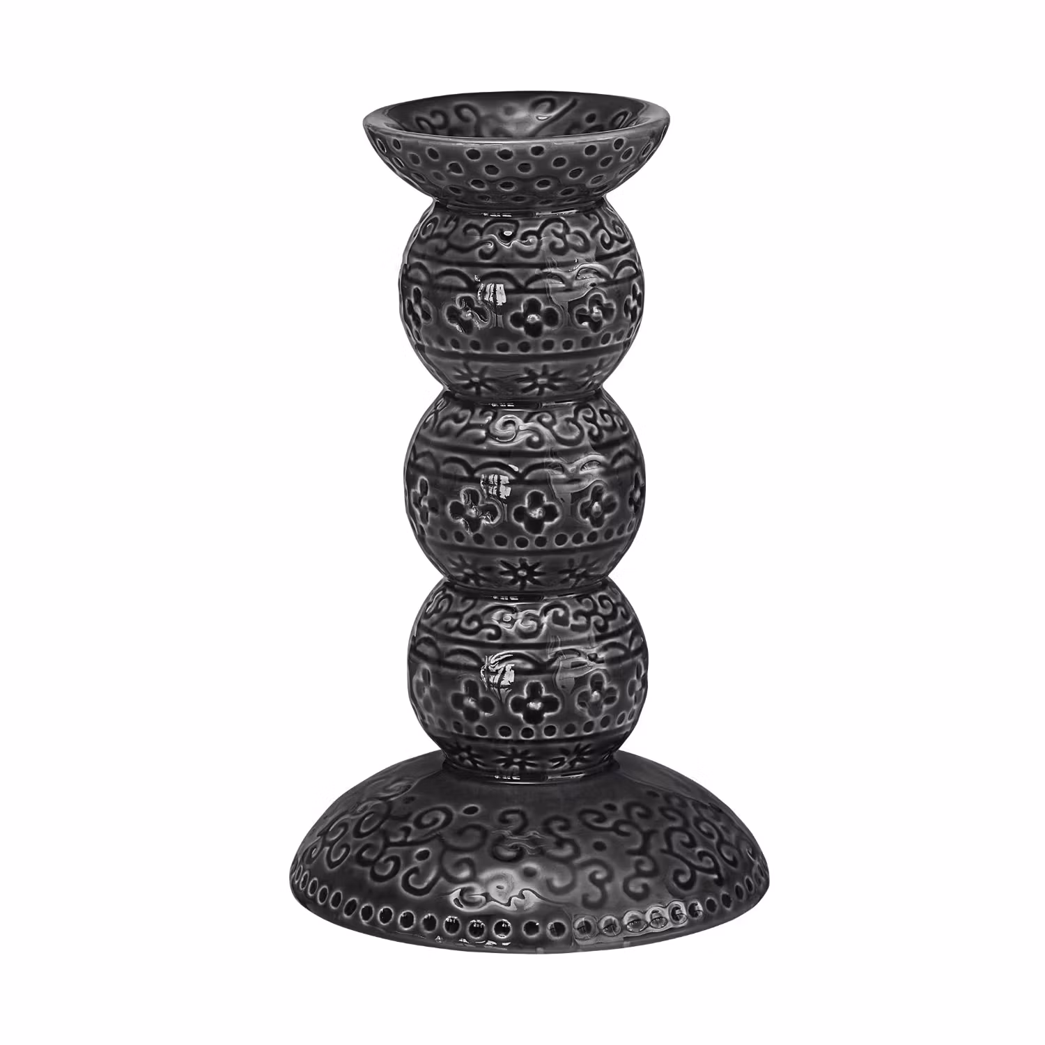 Orient Antik asphalt ljusstake Cult design