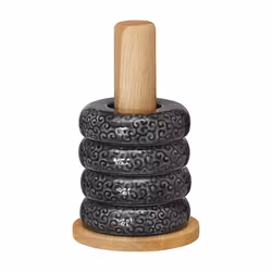 Cult design Orient äggkopp 4-pack med ställ Asphalt