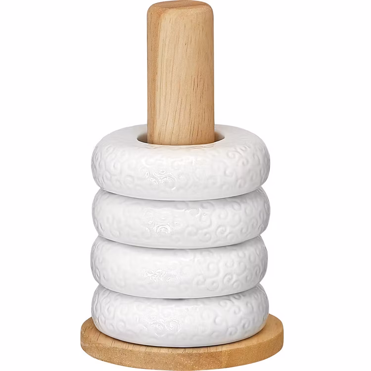 Cult design Orient äggkopp 4-pack med ställ Vit