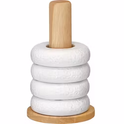 Cult design Orient äggkopp 4-pack med ställ Vit