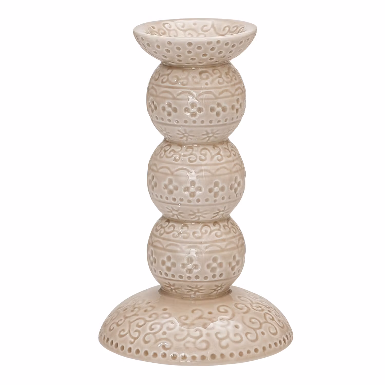 Orient Antik ljusstake Nougat Cult design 14 cm