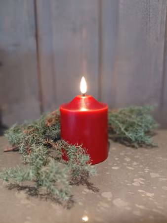 Dekorationsljus Flamme röda