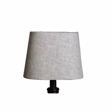 Lampskärm Grovlinne Oval Beige