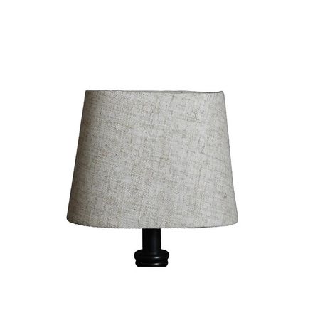 Lampskärm Grovlinne Oval Beige