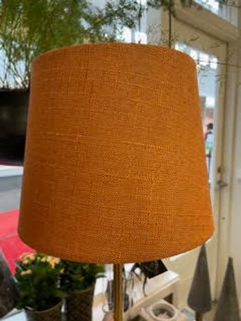 Lampskärm Grovlinne Orange