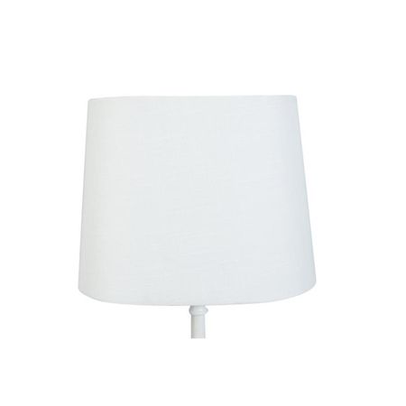 Lampskärm Grovlinne Oval Vit