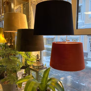 Lampskärm Taklampa Sammet