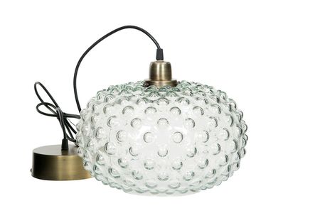 Hänglampa Glas med Struktur