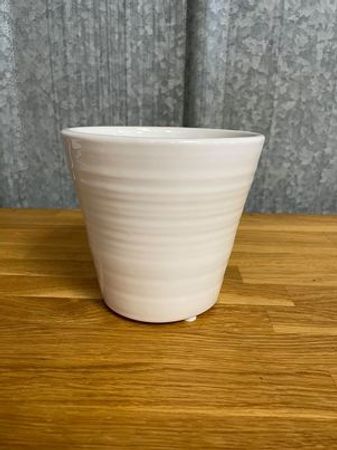 Kruka med randig dekor