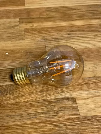 Rund Glödlampa Led E27