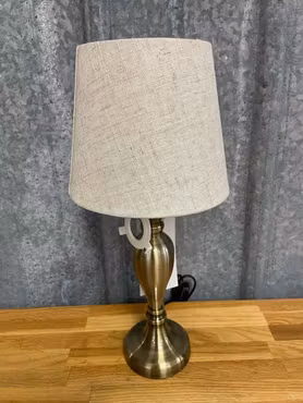 Lampskärm Grovlinne Beige