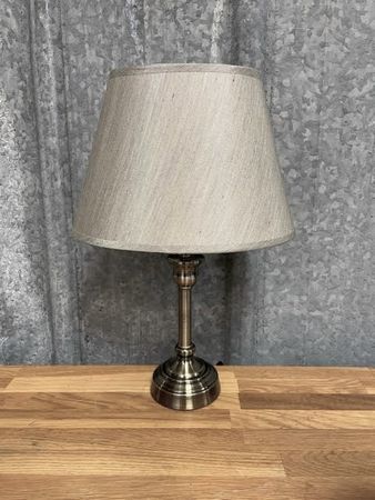 Lampskärm Silke Grå Oval