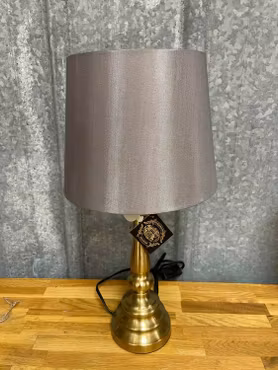 Lampskärm Silke Mörkgrå