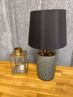 Lampskärm Silke Svart