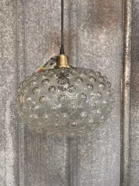 Hänglampa Glas med Struktur