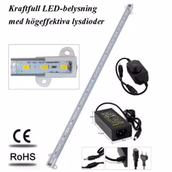 Akvariebelysning - Paket med 1 st LED-list 67 cm
