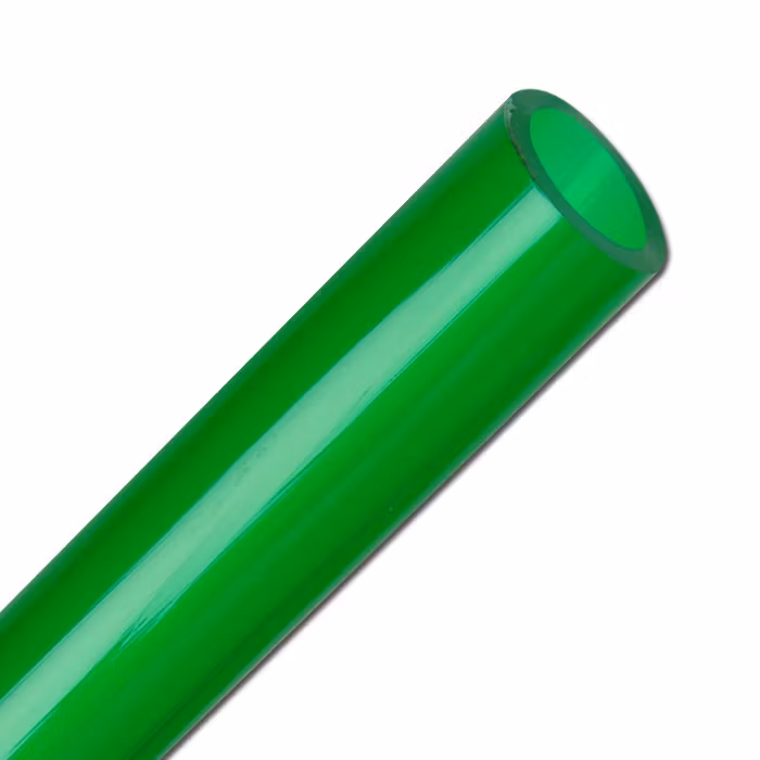 Pvc slang 12/16 mm - Gröntonad, metervara