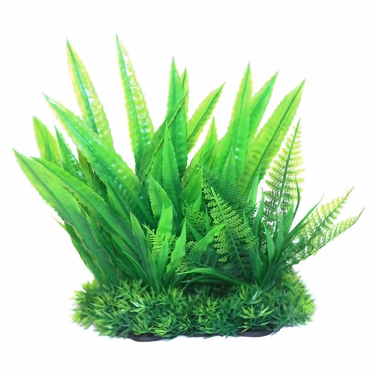 Plastväxt Narrow green 21 cm