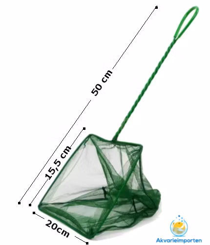 Akvariehåv med 8 öppning