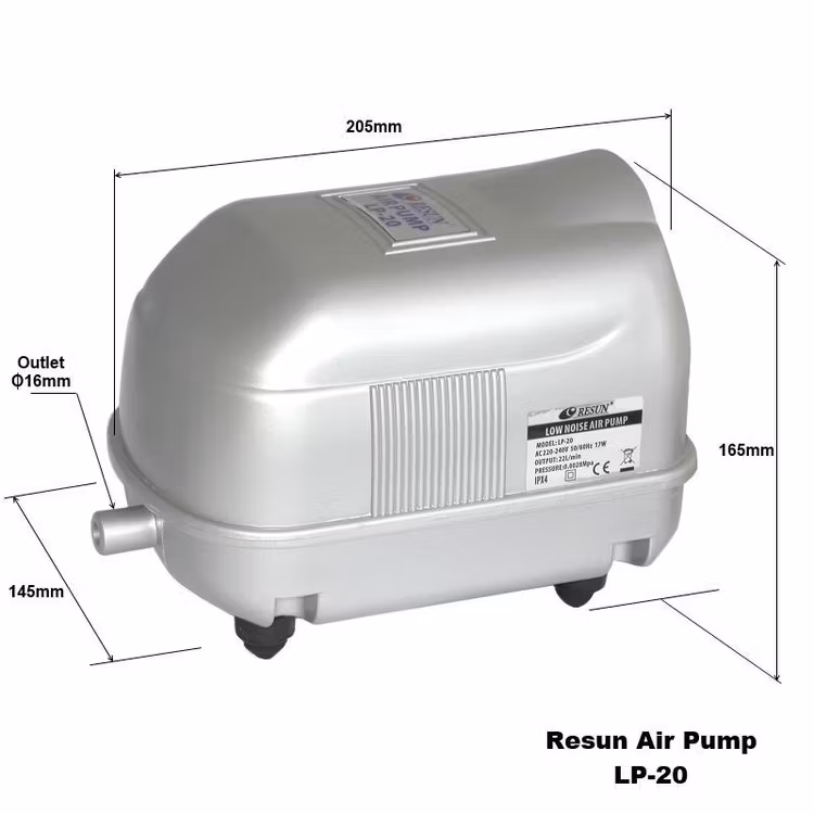 LP 20 - Luftpump från Resun 1500 l/t A