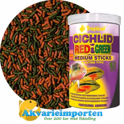 Cichlid Red & Green Medium Sticks 1000 ml