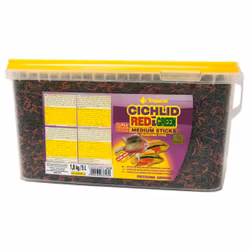 Cichlid Red & Green Medium Sticks 5 liter