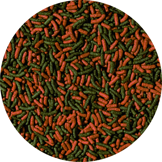 Cichlid Red & Green Medium Sticks 10 liter A