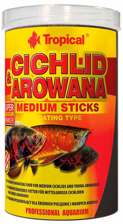 Cichlid & Arowana Sticks - Medium 1000 ml