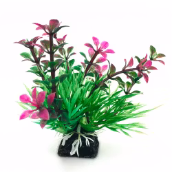 Plastväxt Bacopa lila / gröna detaljer 9 cm