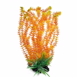 Plastväxt Cabomba orange med grön topp 55 cm
