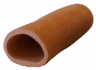 Malgrotta med stängd ände 15 cm - Terracotta - 1 st. A