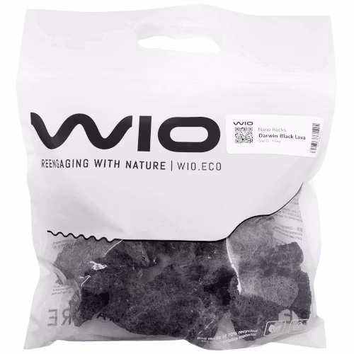 Nano sten - Darwin Black Lava rock - 10-20 st